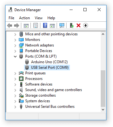 Windows 10 device manager