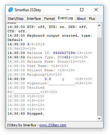 Event log: too many values extracted